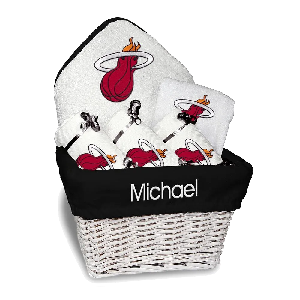 Designs by Chad and Jake Miami HEAT Custom Infant Medium Basket