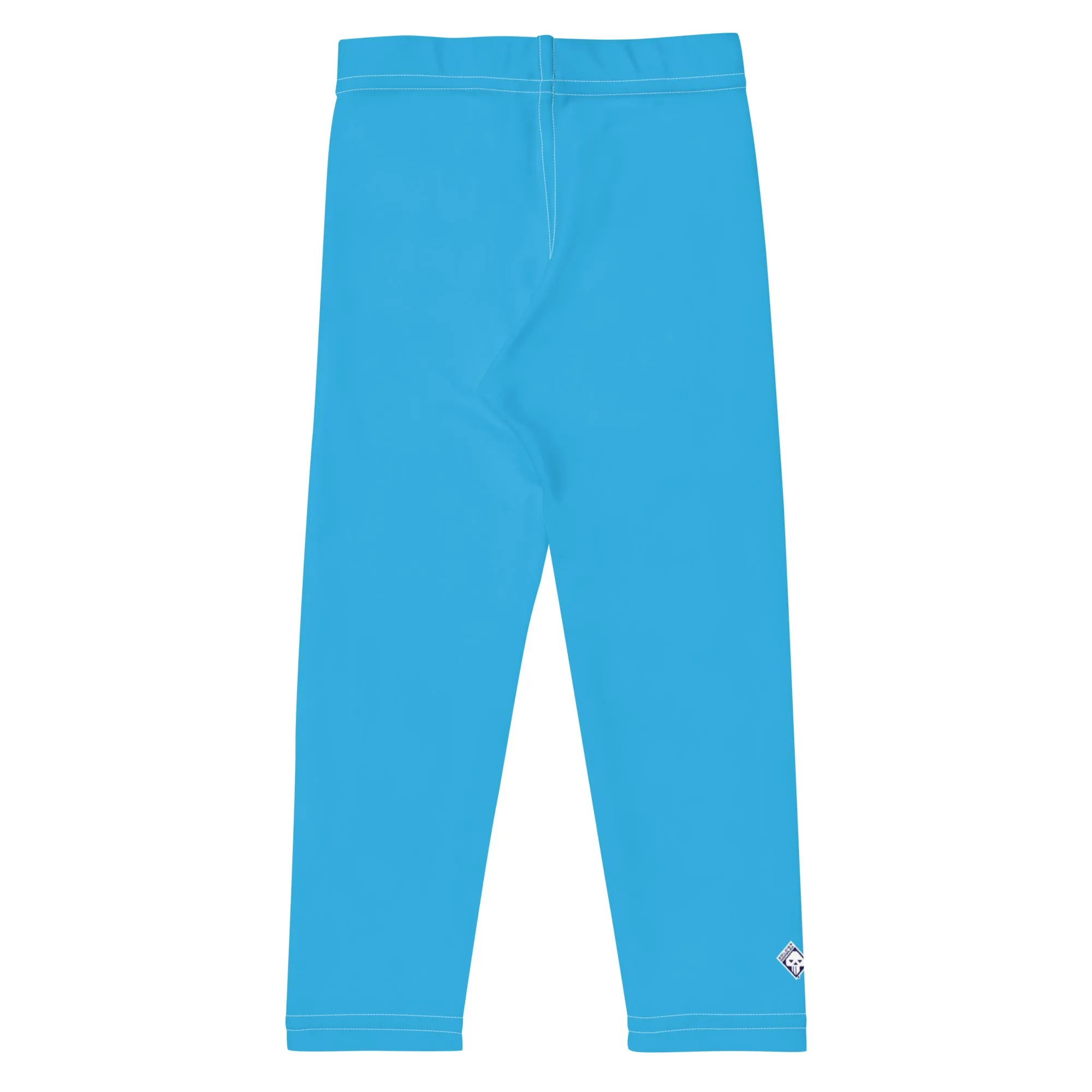 Dynamic Days: Solid Color Leggings for Active Boys - Cyan