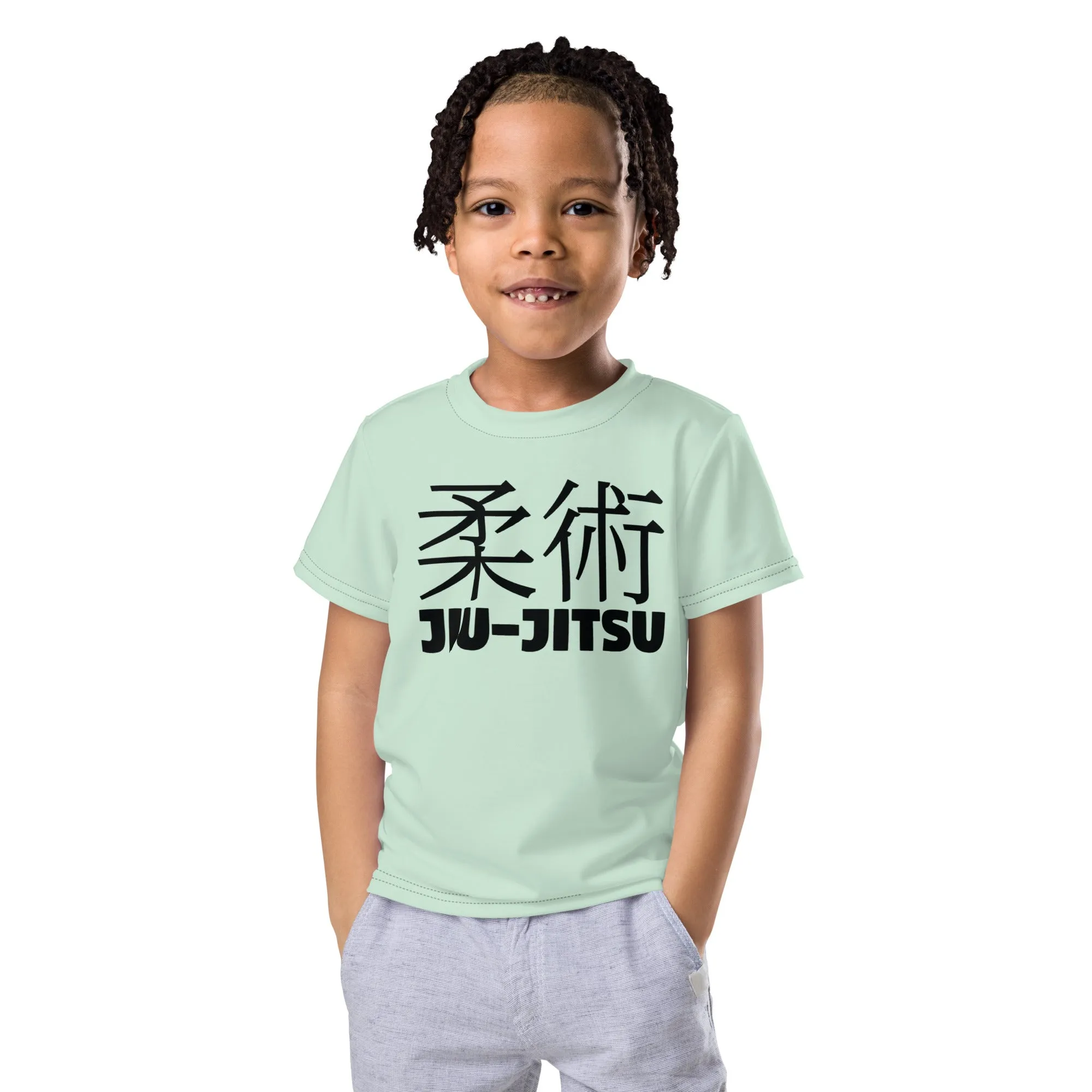 Dynamic Movement: Boy's Short Sleeve Classic Jiu-Jitsu Rash Guard - Surf Crest Alt