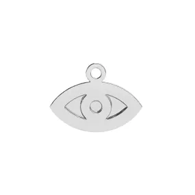 Evil Eye Charm | Sterling Silver