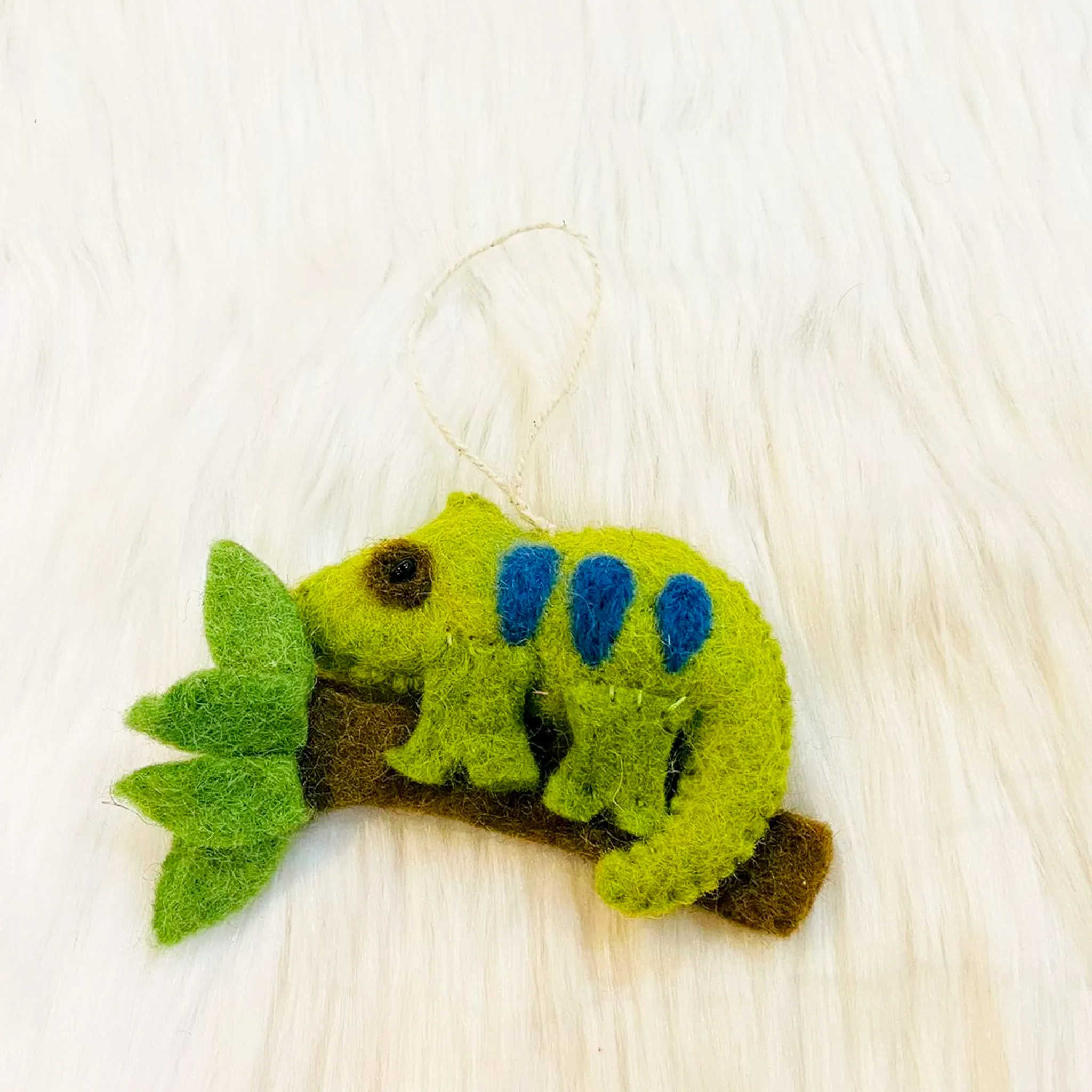 Felted Christmas Jungle Animal Ornaments