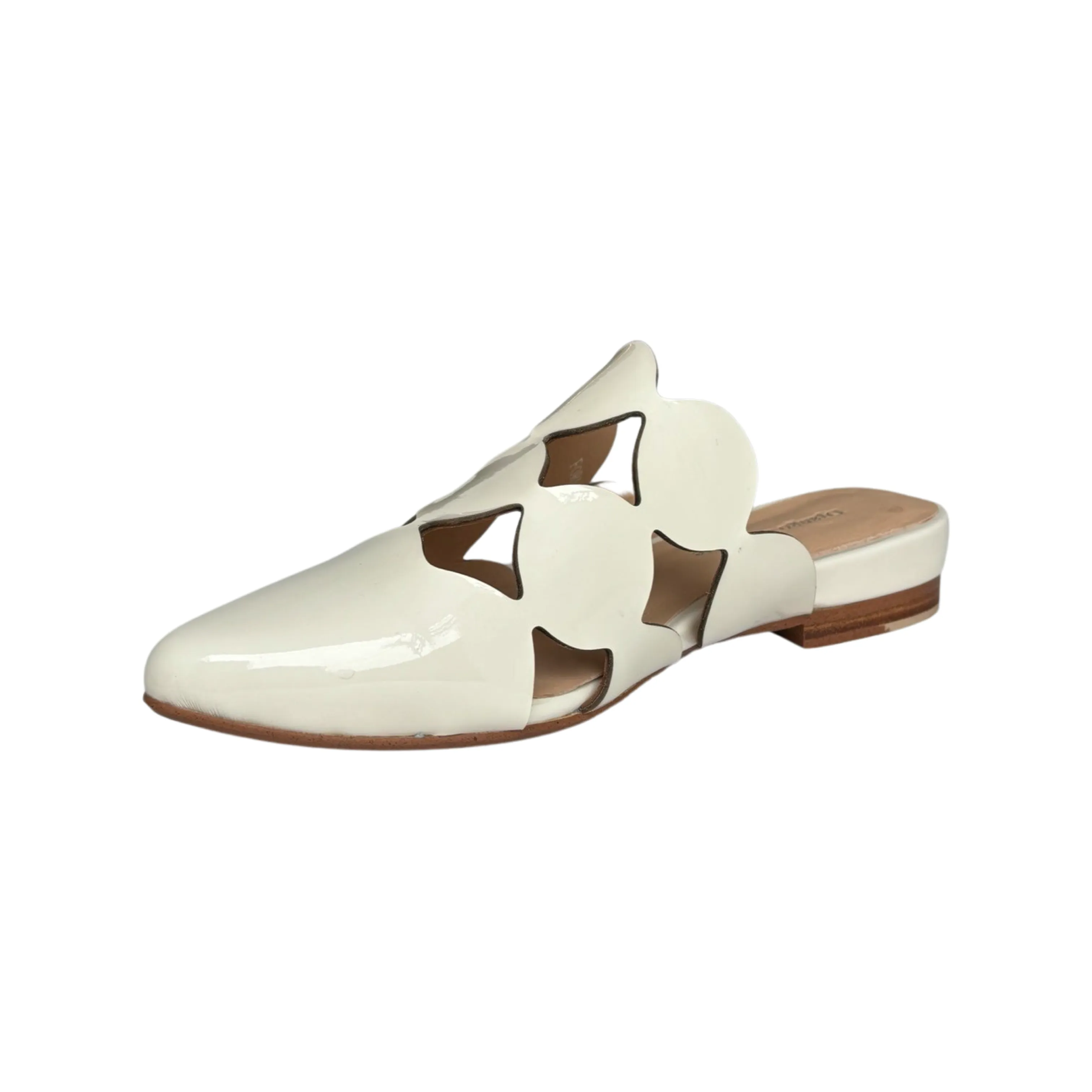 Forli Ivory Patent Flat Slide