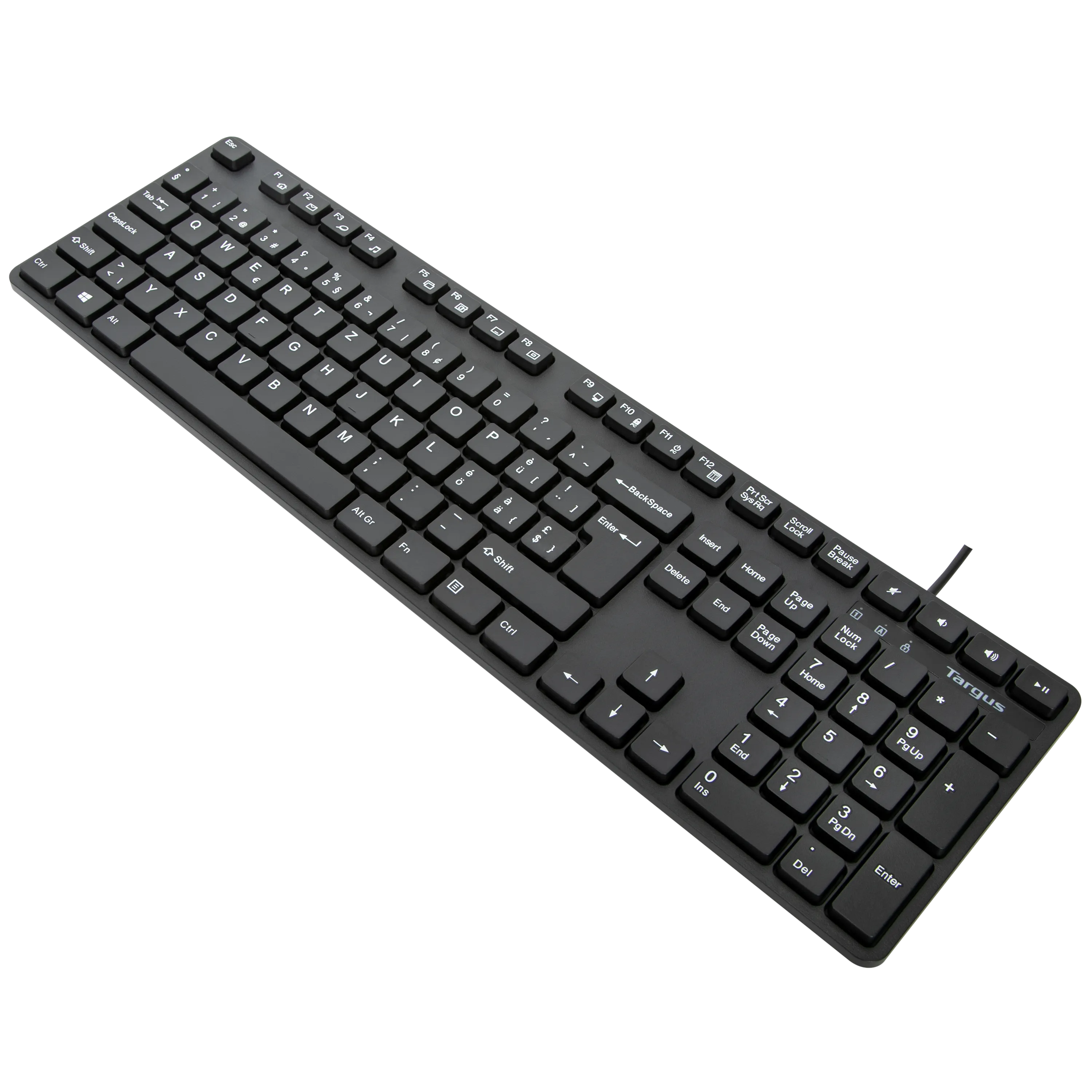 Full-Size Antimicrobial Wired Keyboard