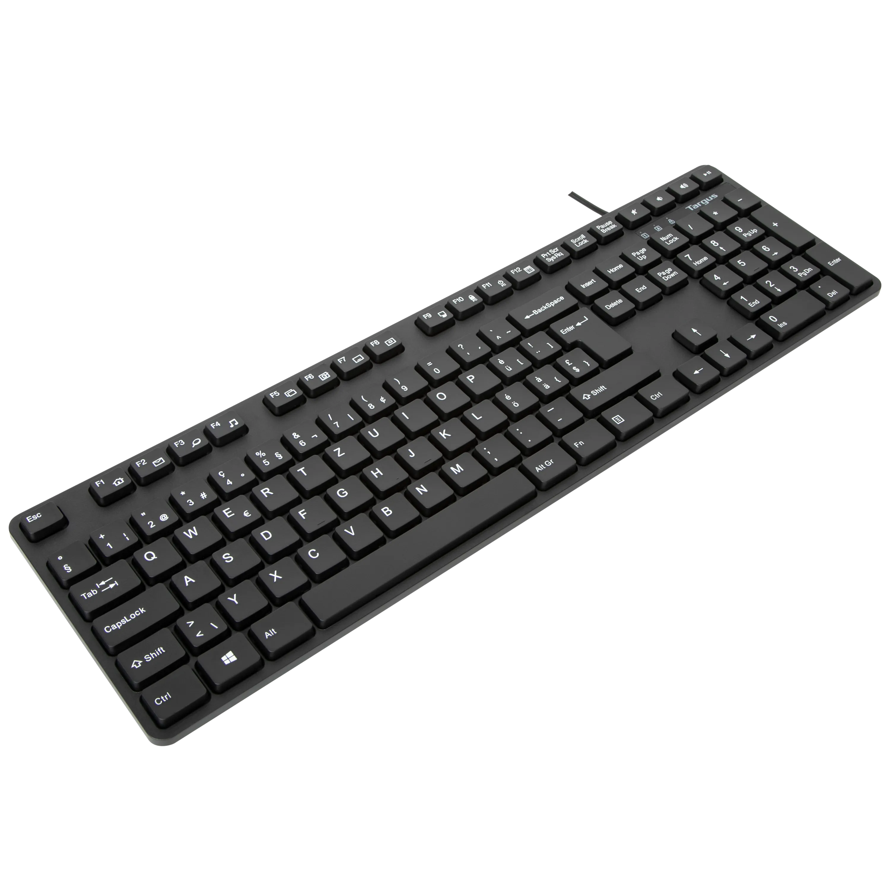 Full-Size Antimicrobial Wired Keyboard