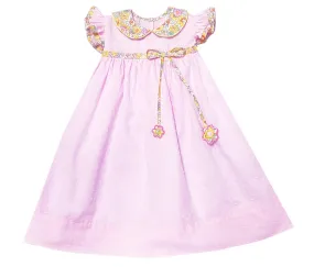 Girl's Pink Plumetti "Betsy Liberty" Dress