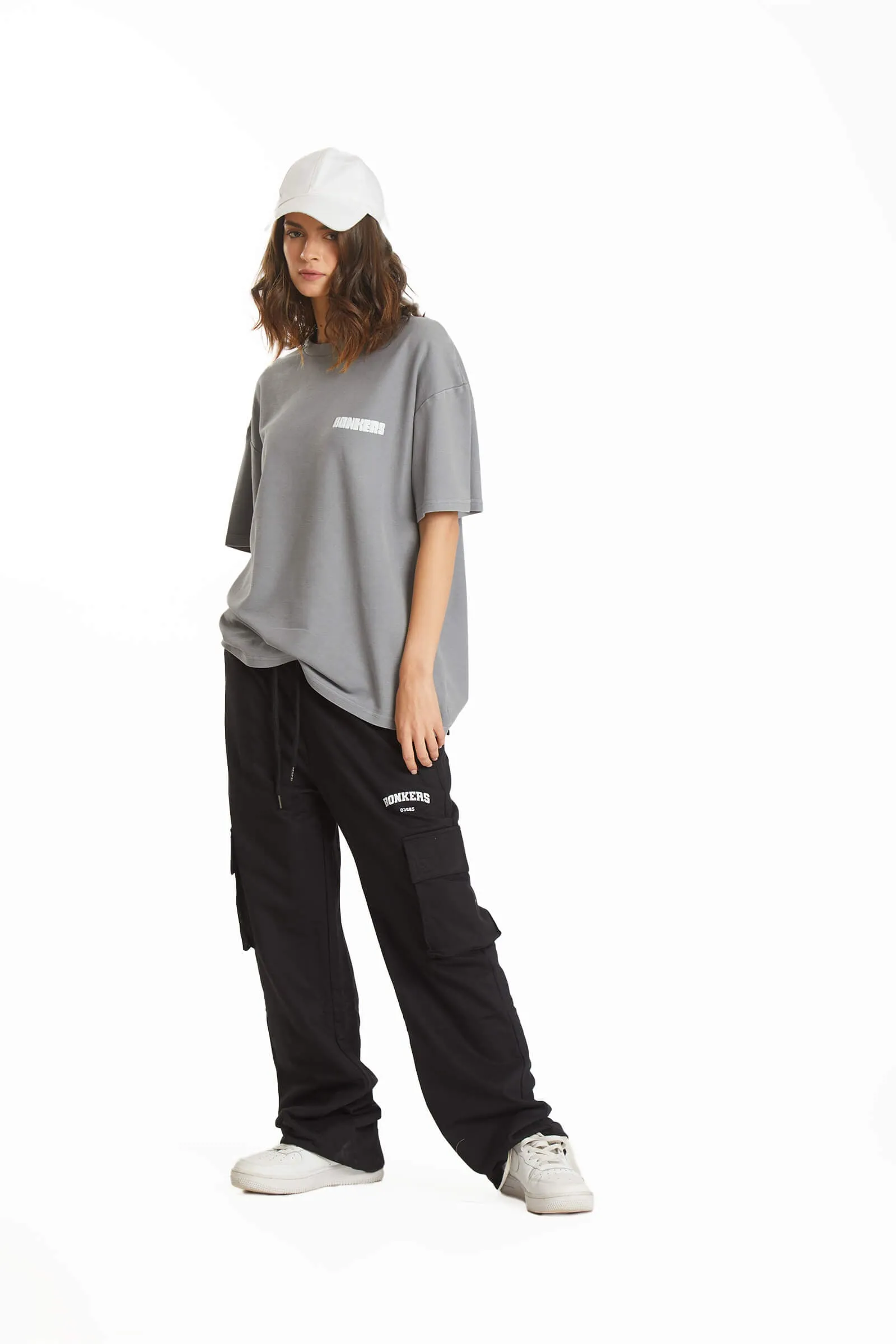 Grey Heavyweight Pique Oversized T-shirt