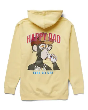 Happy Dad Ape Hoodie (Light Yellow)