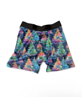 Happy Trees in Men's Boxer Brief