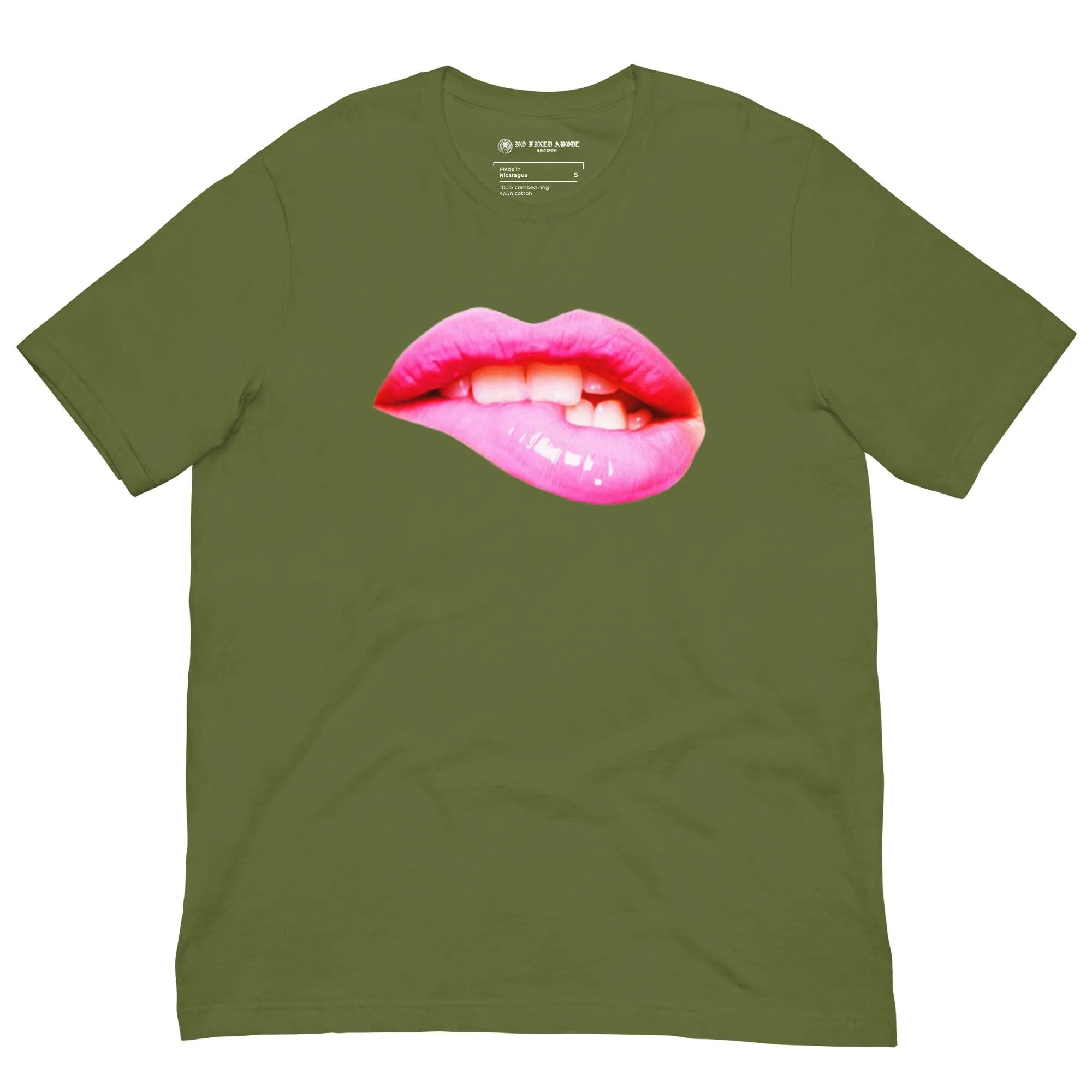 Hot Pink Biting Lips T-shirt