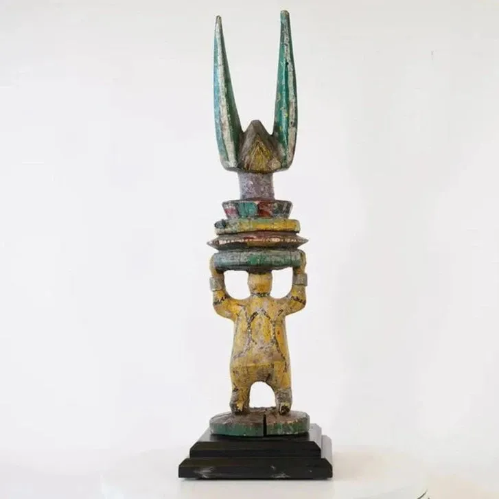 Igbo Edjo Warrior Ikenga Statue, Nigeria #1071