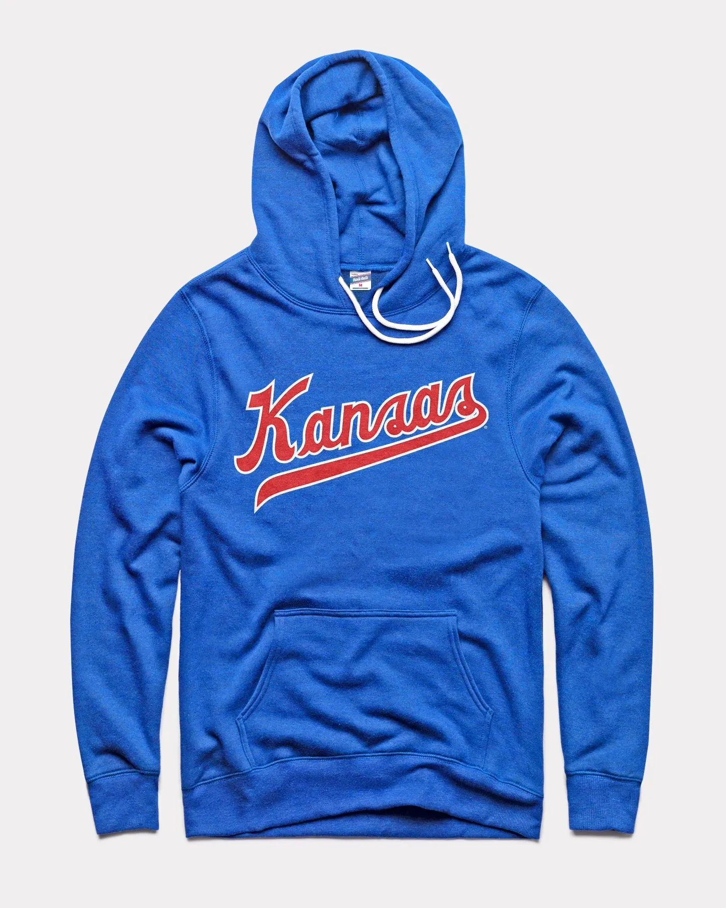 Kansas Jayhawks Script Royal Blue Hoodie