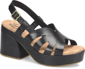 Kork-Ease Paschal Black Sandals