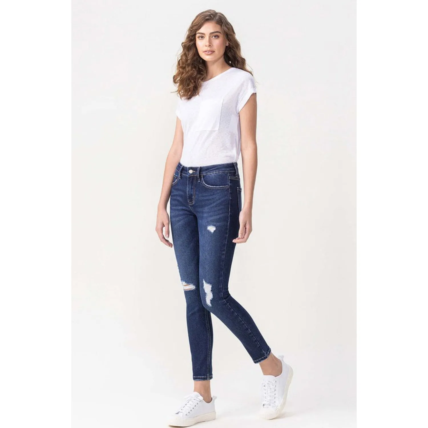 Lovervet Full Size Chelsea Midrise Crop Skinny Jeans