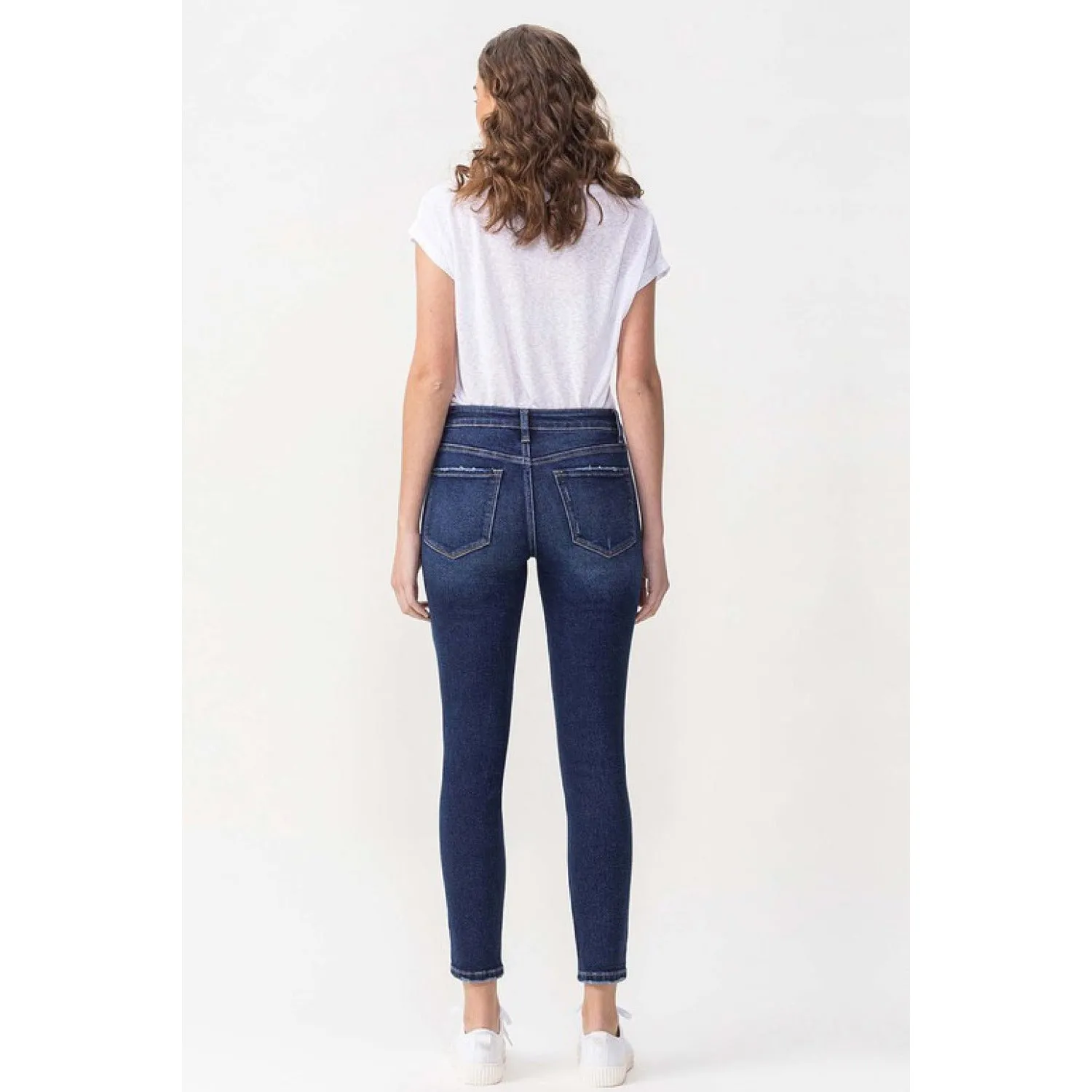 Lovervet Full Size Chelsea Midrise Crop Skinny Jeans