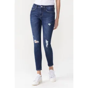 Lovervet Full Size Chelsea Midrise Crop Skinny Jeans