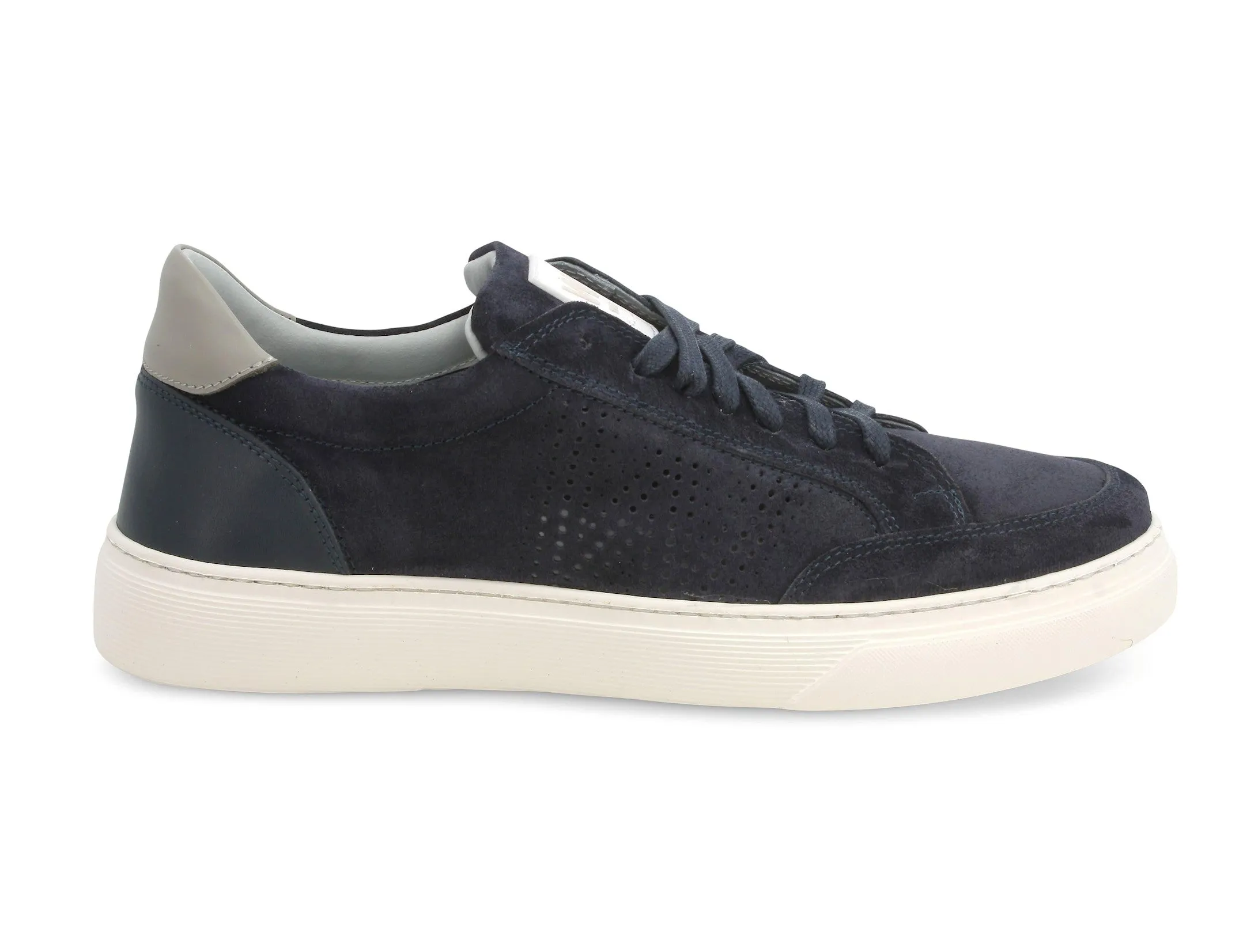 Melluso uomo sneakers stringata in camoscio