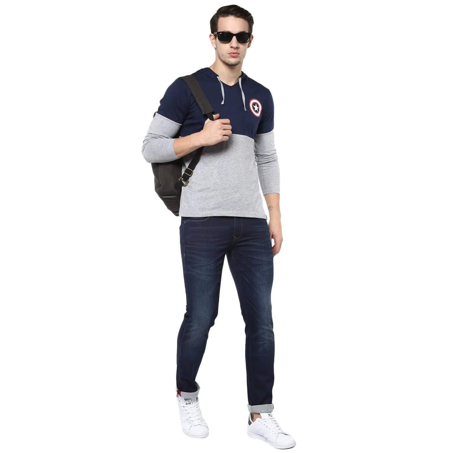 Men's Cotton Hooded Neck T-Shirt