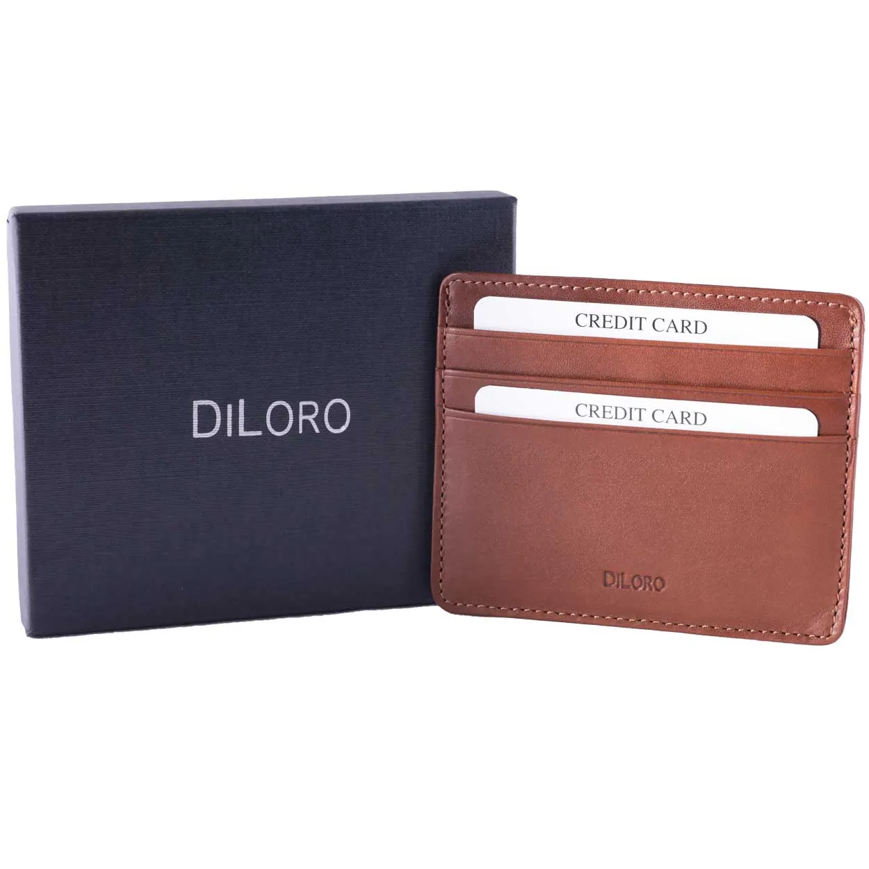 Minimalist Ultra Slim Leather Card Wallet