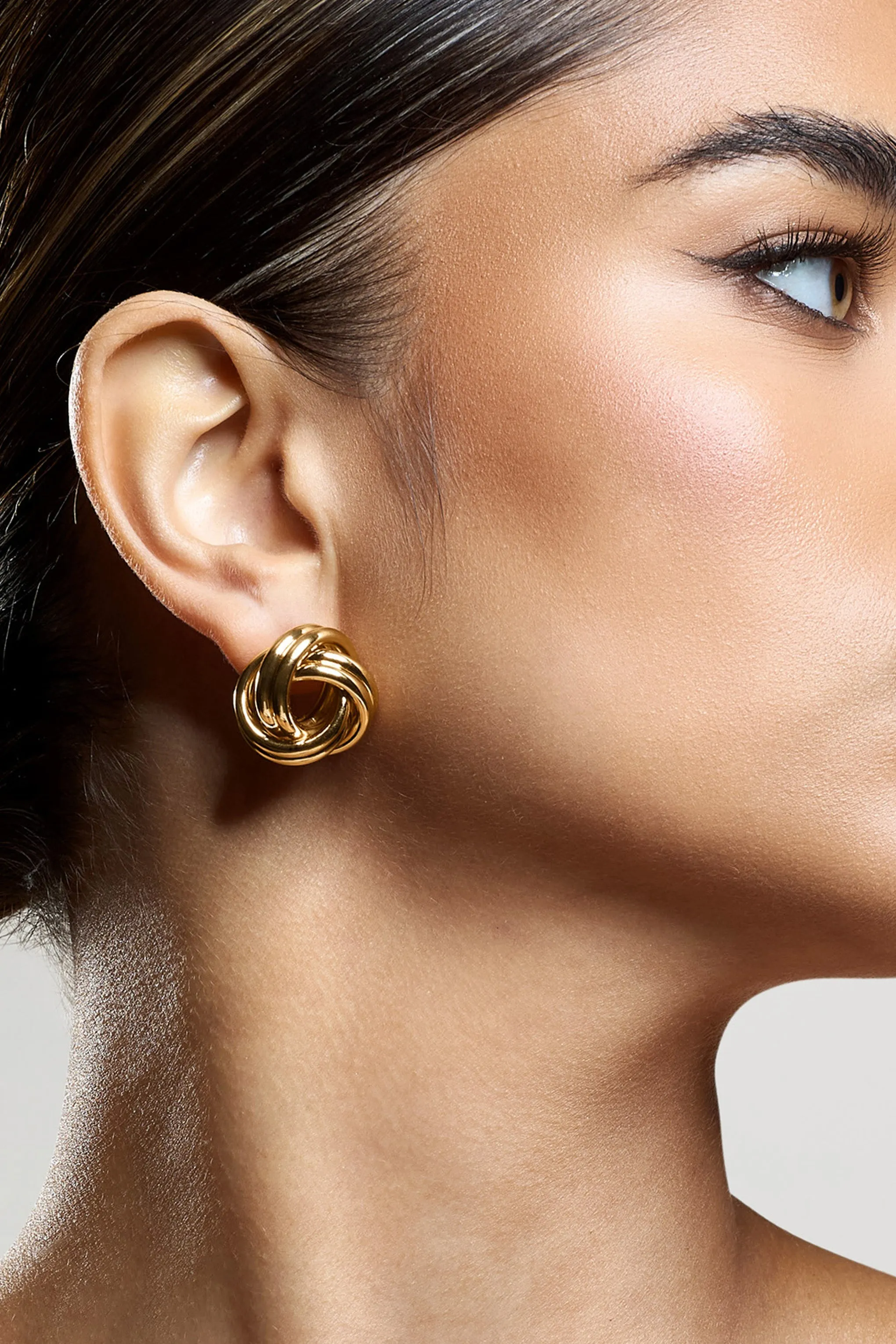 Ohio | Gold Knot Earrings