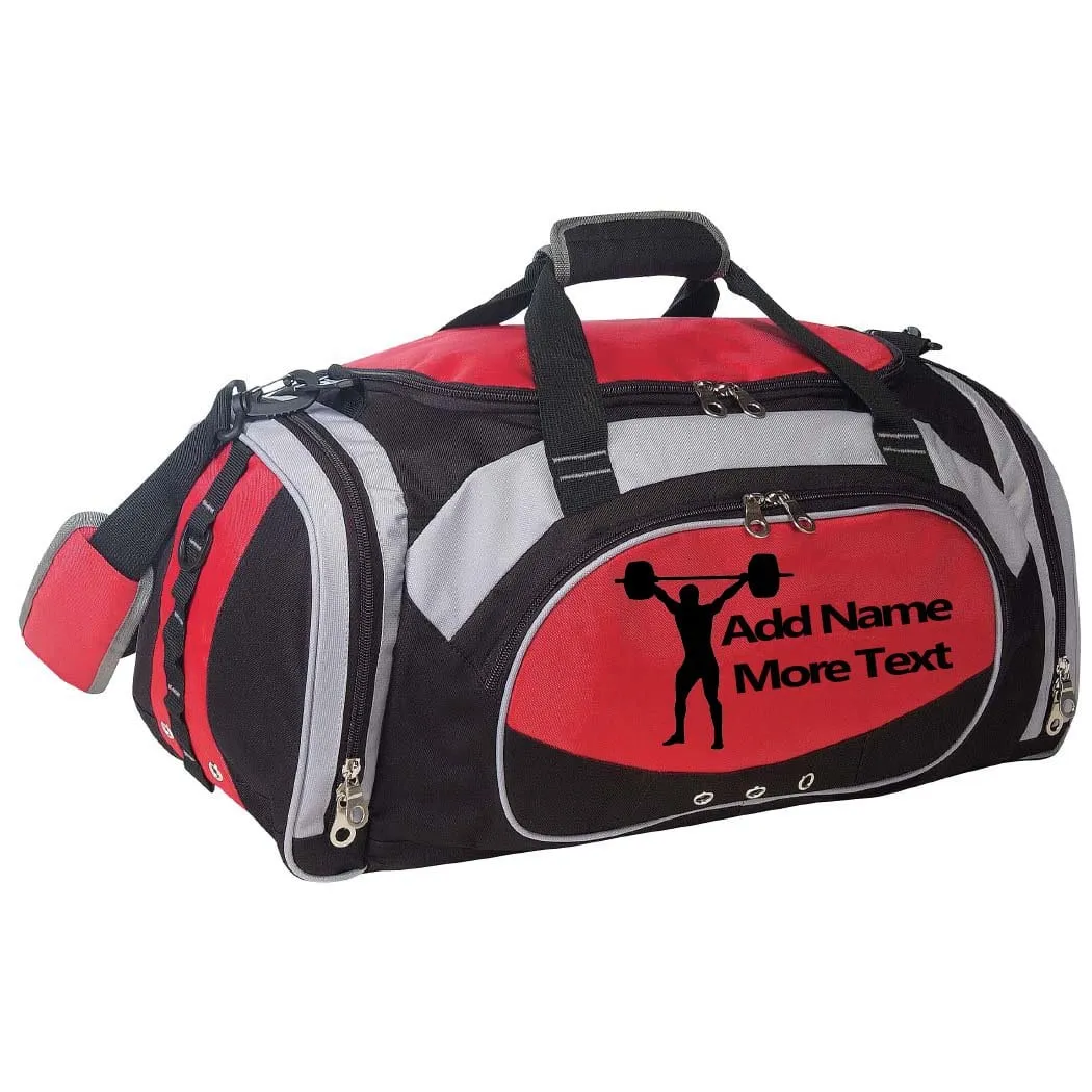 Personalized Deluxe Sports Duffel Bag for Kids and Adults - Cross Fit