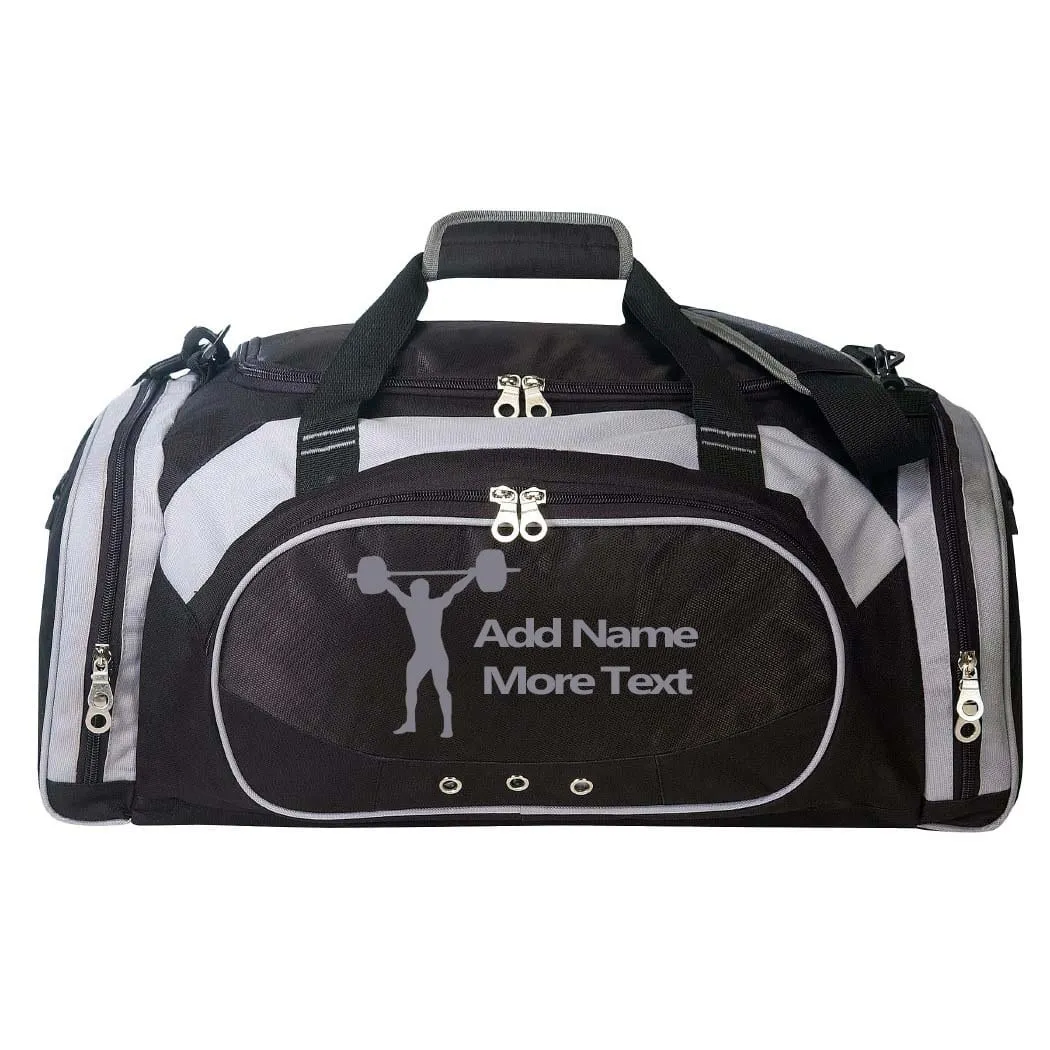 Personalized Deluxe Sports Duffel Bag for Kids and Adults - Cross Fit