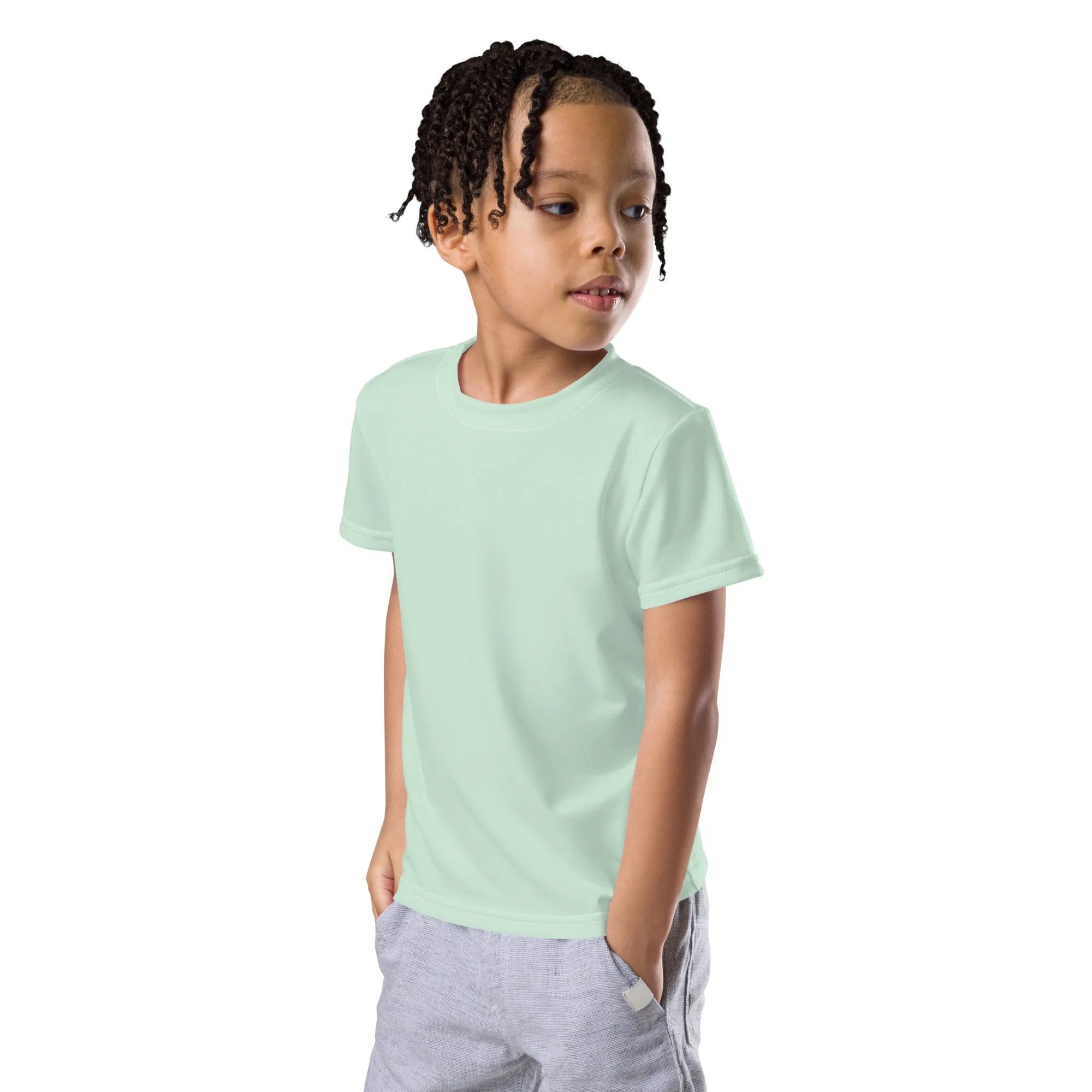 Reliable Sun Shield: Boys' Short Sleeve Solid Color Rash Guard - Surf Crest