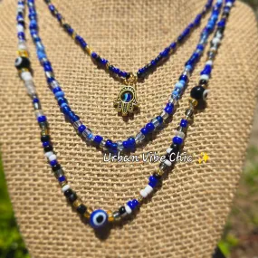 Royal Goddess Daisy Beaded Necklace |Flower Bead Bead Necklace | Urban Vibe Chic | Seed Bead Jewelry