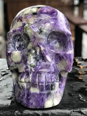 Russian Charoite Skull [1k1113]