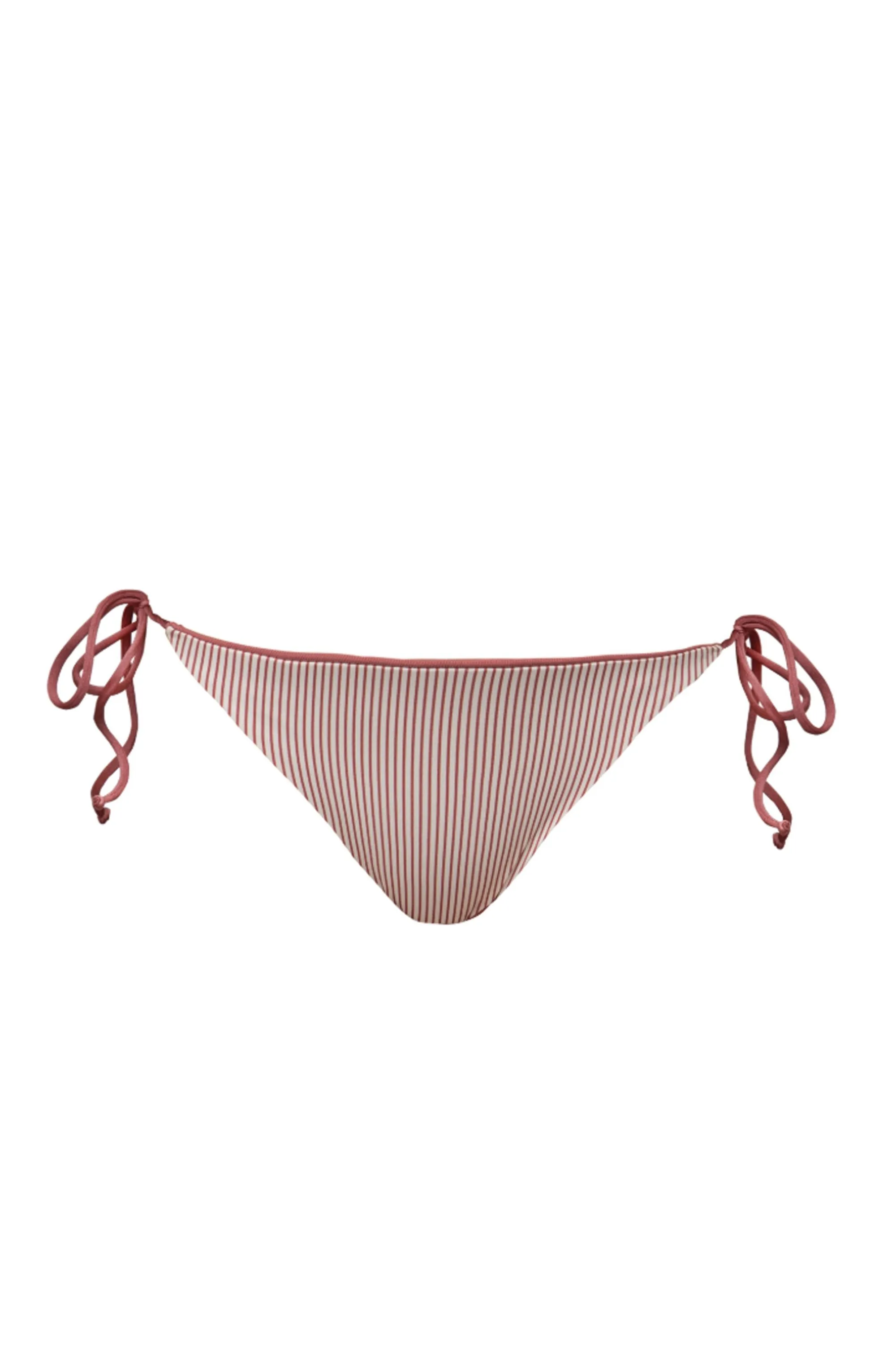 simone reversible bikini mineral red stripes