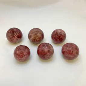 Strawberry Quartz Spheres