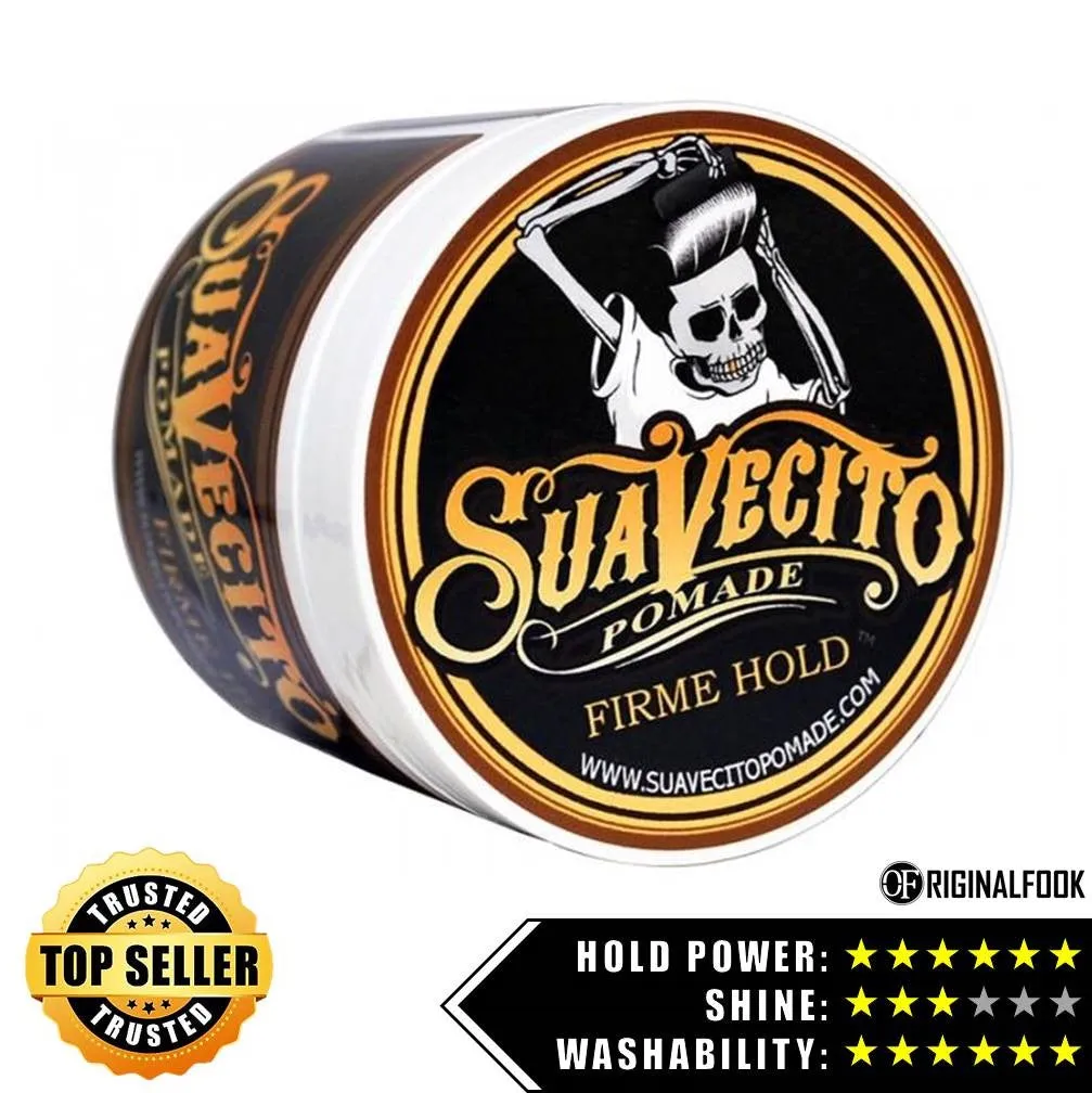 Suavecito Firm Hold Strong Hold Pomade 4oz