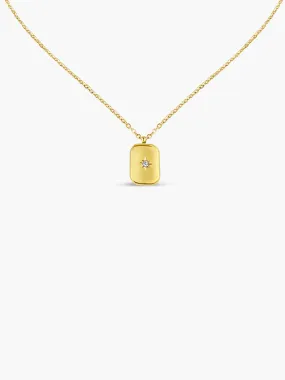 Sylvannie Square Pendant Necklace