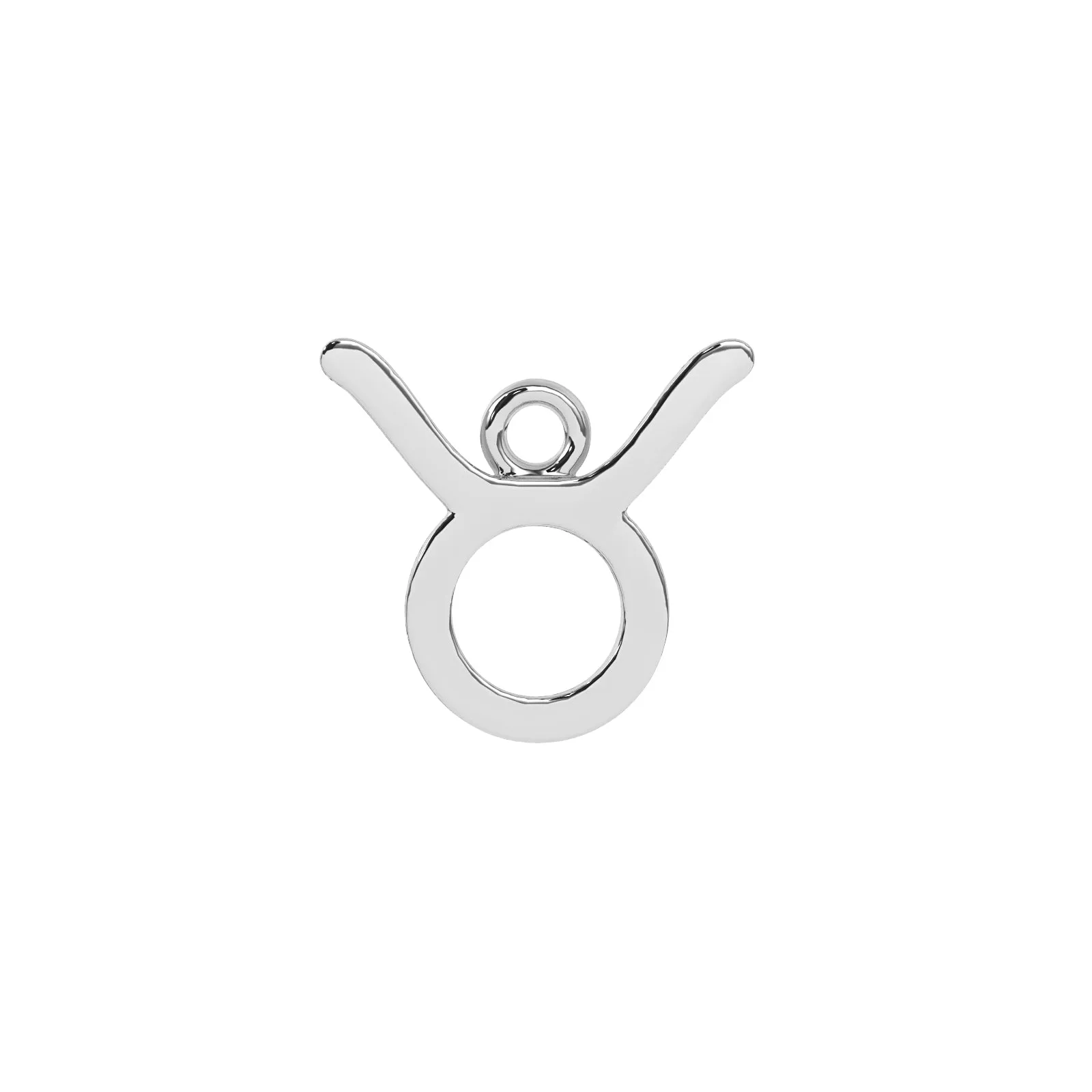 Taurus Zodiac Charm | Sterling Silver