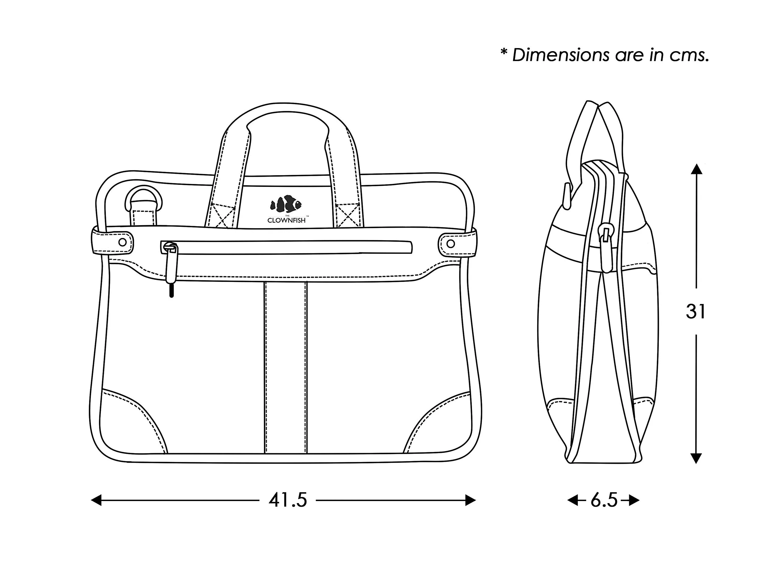 The Clownfish 15.6 inch Synthetic Leather Laptop Bag | Briefcase | Messenger Bag |Bag for upto 15.6 laptop Screen | (Grey)
