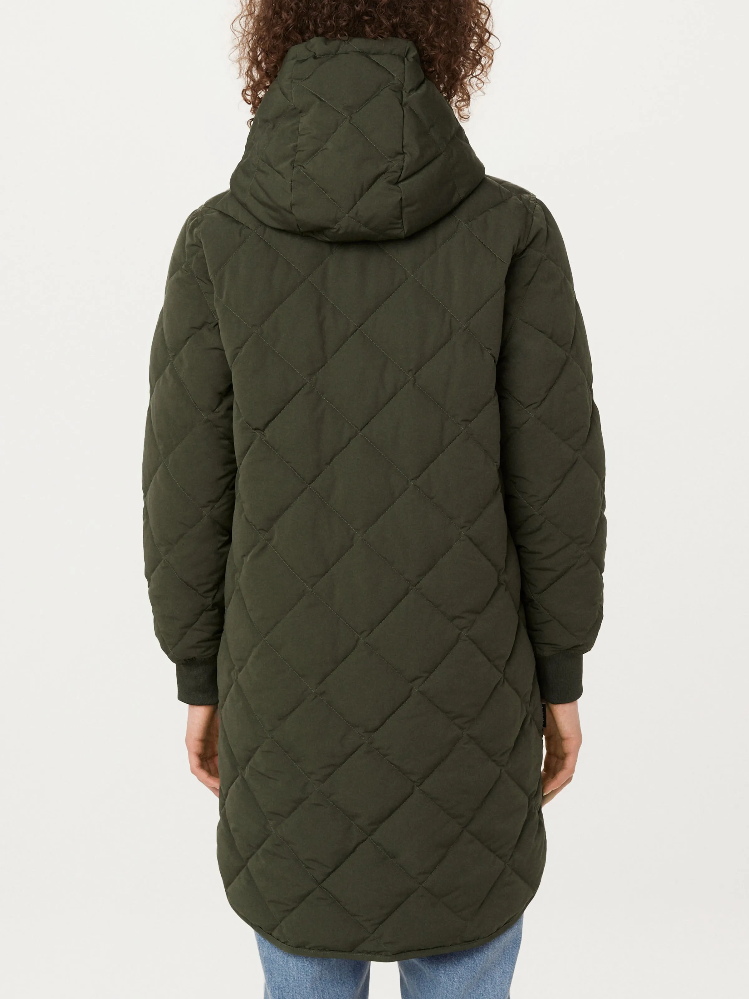 The Skyline Maxi Hooded Coat in Rosin