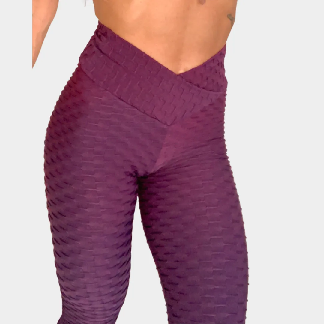 V-Cross Bubble Leggings