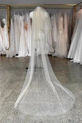 Wedding Veil Magic Nude Two-Tier Chapel 98"